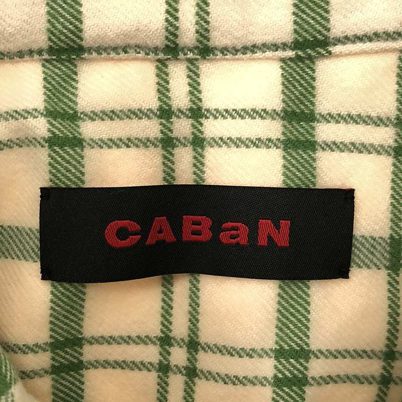 CABaN / キャバン スプリングネルシャツ