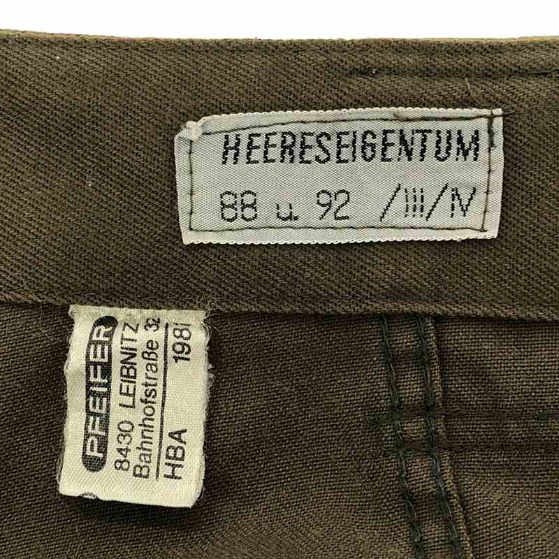 VINTAGE / ヴィンテージ古着 80s AUSTRIAN ARMY オーストリア軍 HEERESEIGENTUM ミリタリー フィールド カーゴパンツ