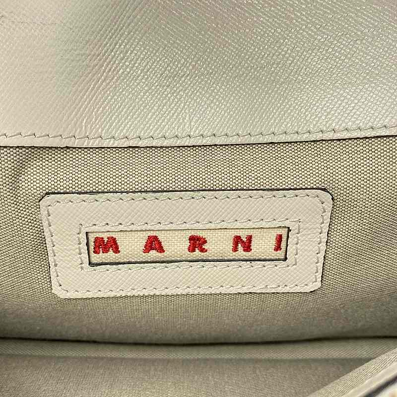 MARNI / マルニ TRUNK BAG  / レザー バイカラー ショルダー トランク バッグ