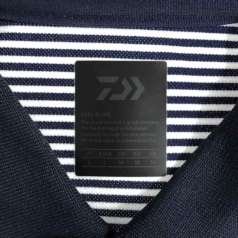 DAIWA PIER39 / ダイワピアサーティンナイン TECH POLO SHIRT S/S ボーダー オーバーサイズ テック ポロシャツ