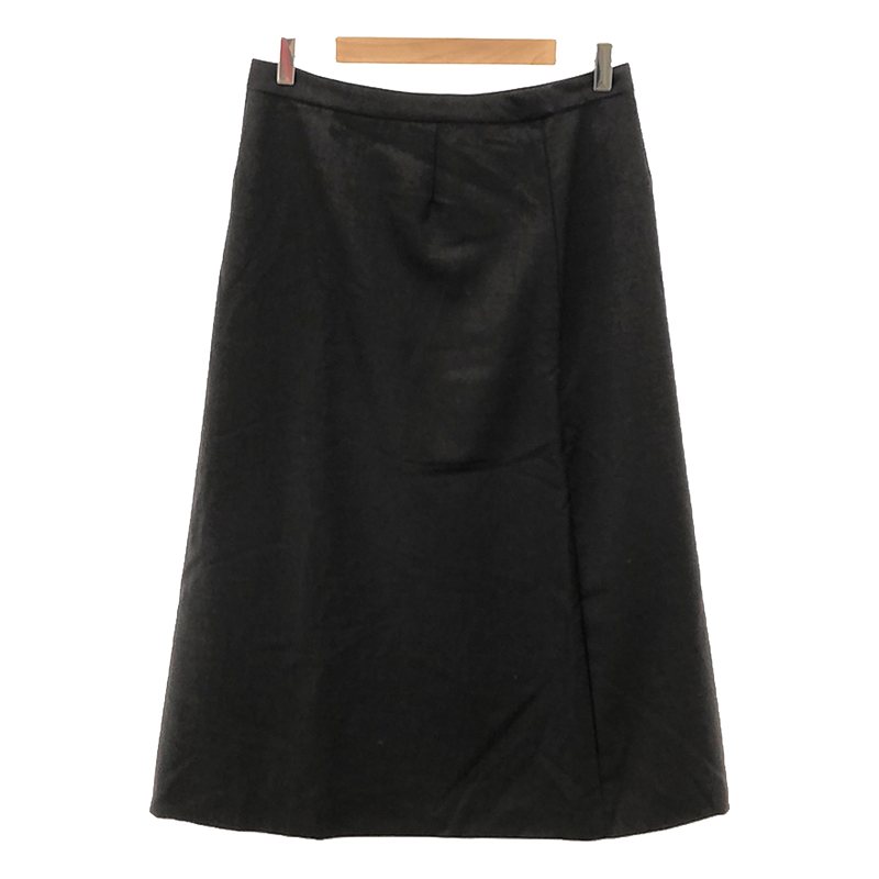 MUSE de Deuxieme Classe / ミューズドゥーズィーエムクラス Col Pierrot Wool Wrap スカート