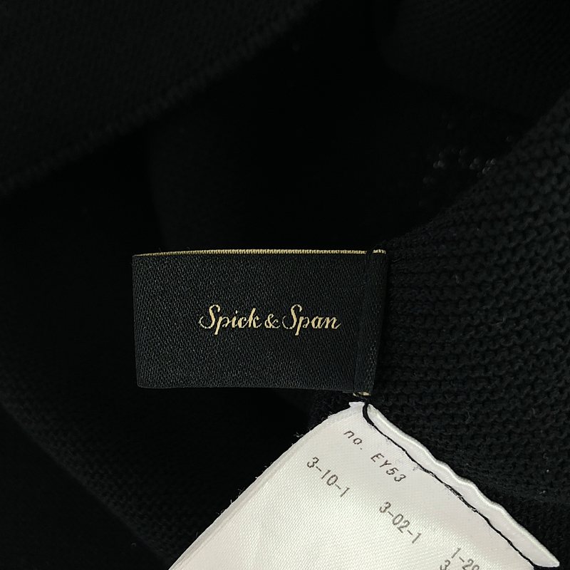 Spick and Span / スピックアンドスパン ボートネックニュアンスプルオーバー 半袖ニット