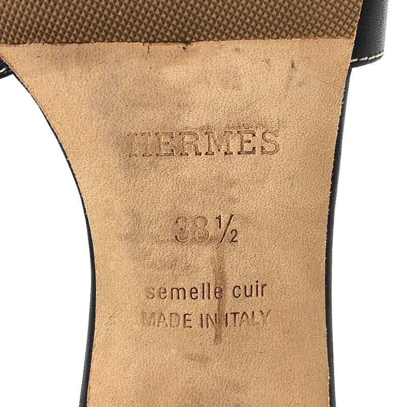HERMES / エルメス オアジス フラット サンダル