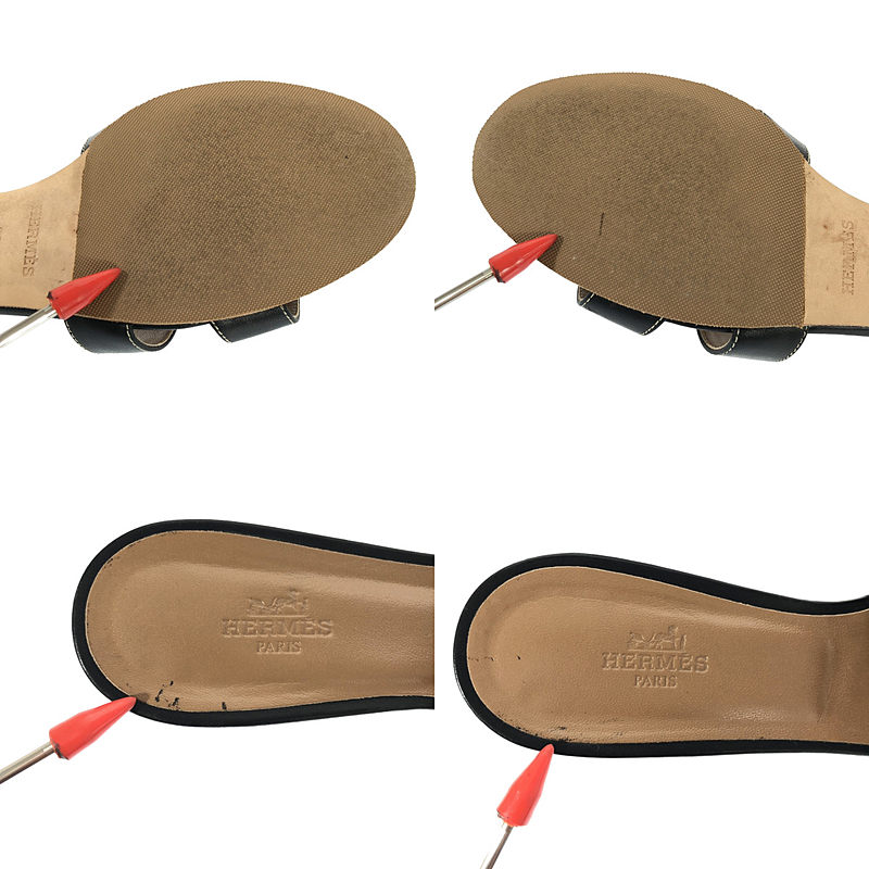 HERMES / エルメス オアジス フラット サンダル