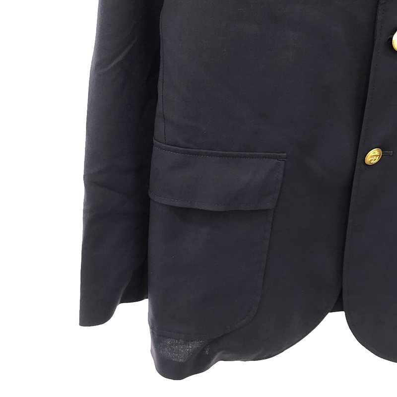 BEAMS PLUS / ビームスプラス 金ボタン 段返り3B 紺ブレザー  テーラードジャケット