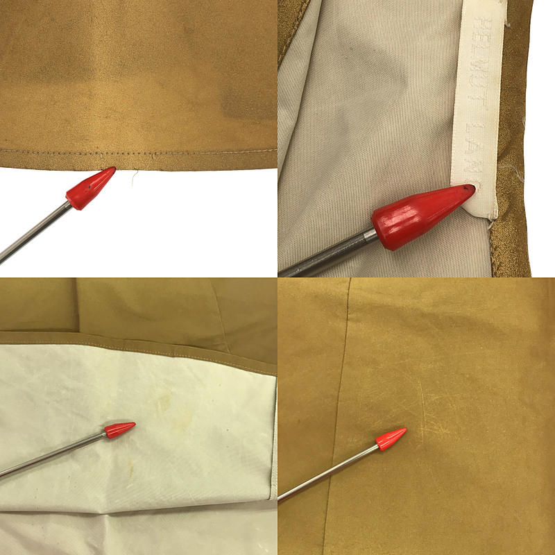 HELMUT LANG / ヘルムートラング 本人期 白タグ ラメ加工 スカート