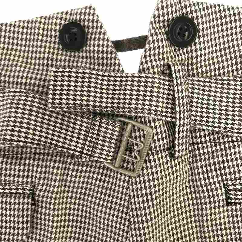 eye JUNYA WATANABE COMME des GARCONS MAN / アイジュンヤワタナベ マン 千鳥格子 シンチバック サスペンダー トラウザーズ パンツ