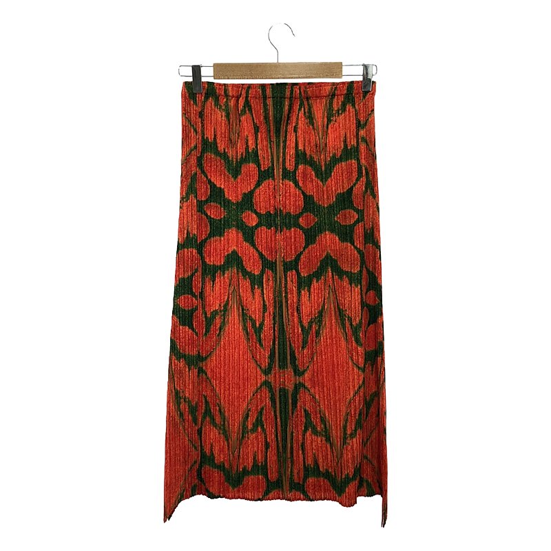 PLEATS PLEASE ISSEY MIYAKE / プリーツプリーズイッセイミヤケ Ikat Tribal Pleats Skirt プリーツ スカート