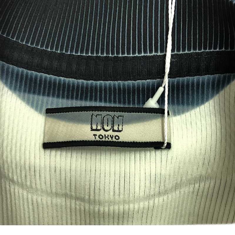 NON TOKYO / ノントーキョー DIRECT PRINT RIB ONE-PIECE / プリント ギャザー リブ ワンピース