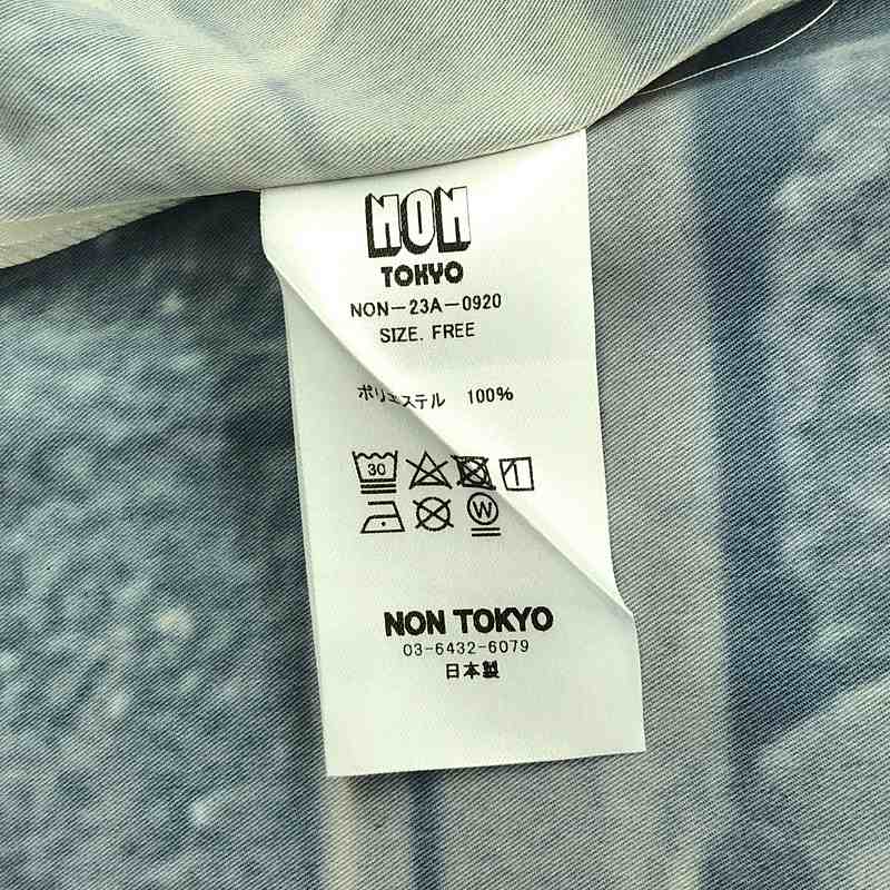 NON TOKYO / ノントーキョー DIRECT PRINT RIB ONE-PIECE / プリント ギャザー リブ ワンピース