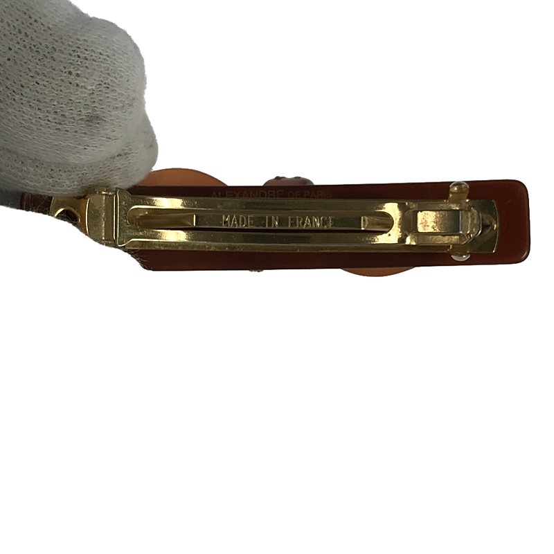 ALEXANDRE DE PARIS / アレクサンドルドゥパリ ストーン リボンバレッタ