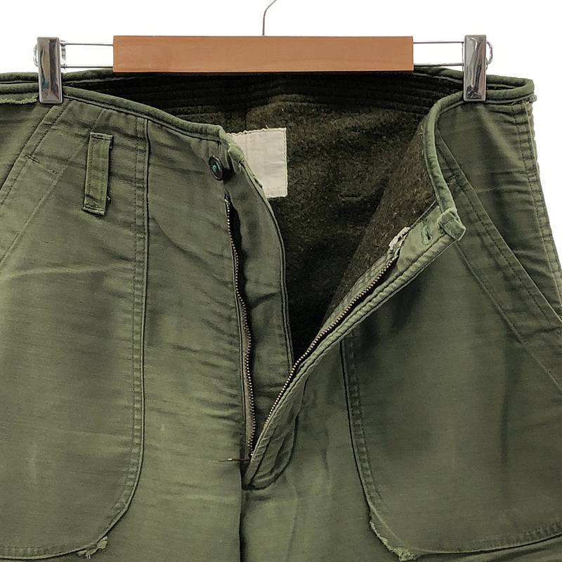 VINTAGE / ヴィンテージ古着 70s U.S.NAVY アメリカ軍 TROUSERS COLD WEATHER PERMEABLE A-2 裏ボア デッキパンツ