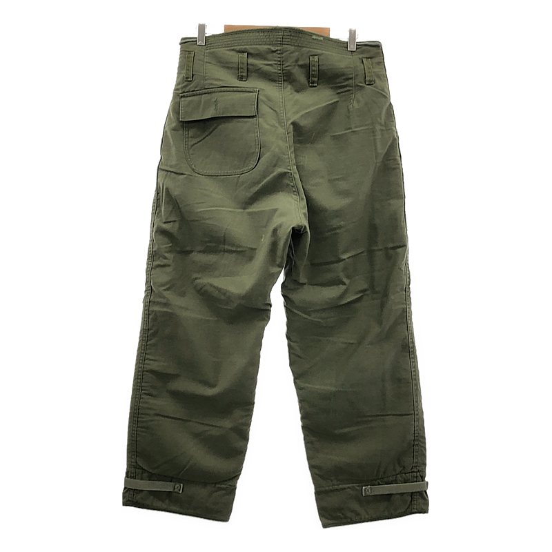 VINTAGE / ヴィンテージ古着 70s U.S.NAVY アメリカ軍 TROUSERS COLD WEATHER PERMEABLE A-2 裏ボア デッキパンツ
