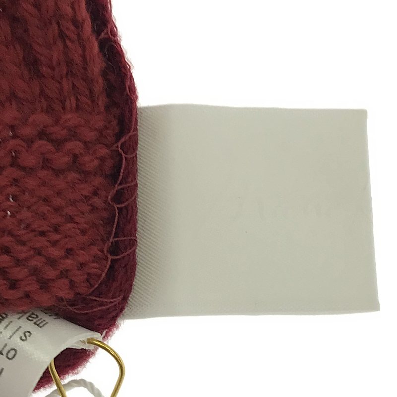 Mame Kurogouchi / マメクロゴウチ Hand Knitted Floral Motif Vest / フラワー ニット ベスト