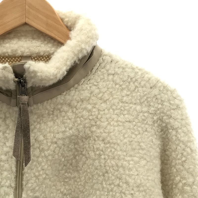 SEVEN BY SEVEN / セブン バイ セブン FULL ZIP KNIT BLOUSON / フルジップニットブルゾン / ボア ジャケット