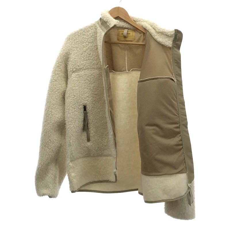 SEVEN BY SEVEN / セブン バイ セブン FULL ZIP KNIT BLOUSON / フルジップニットブルゾン / ボア ジャケット