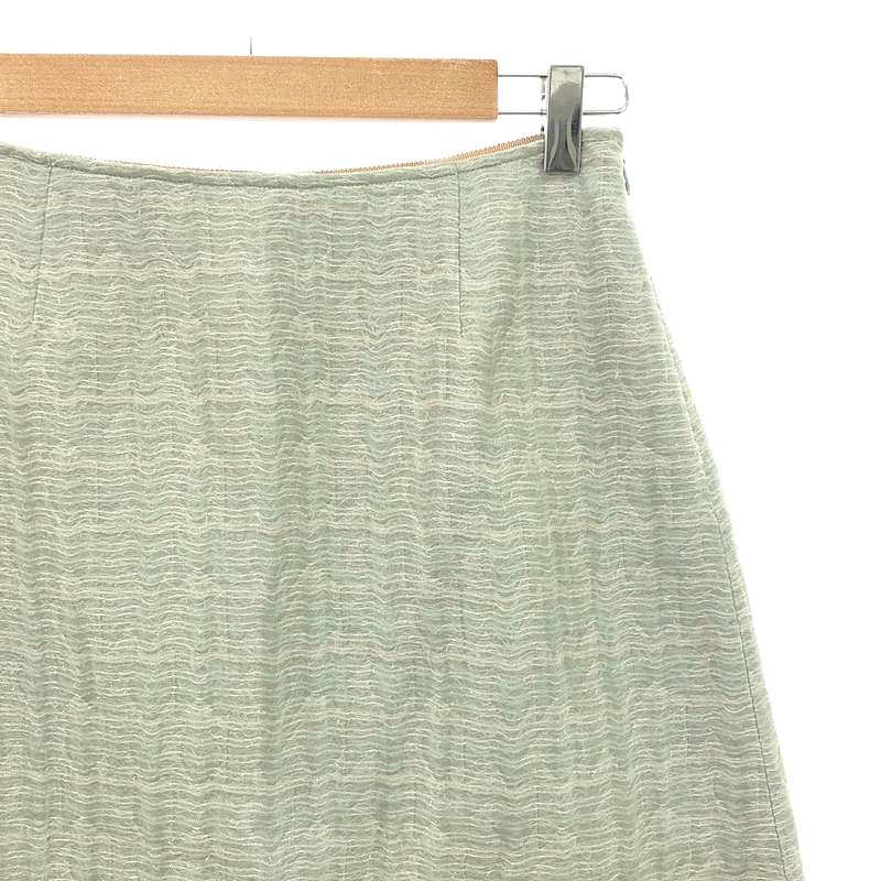 miu miu / ミュウミュウ シルク混 ラメ ジャガード スカート