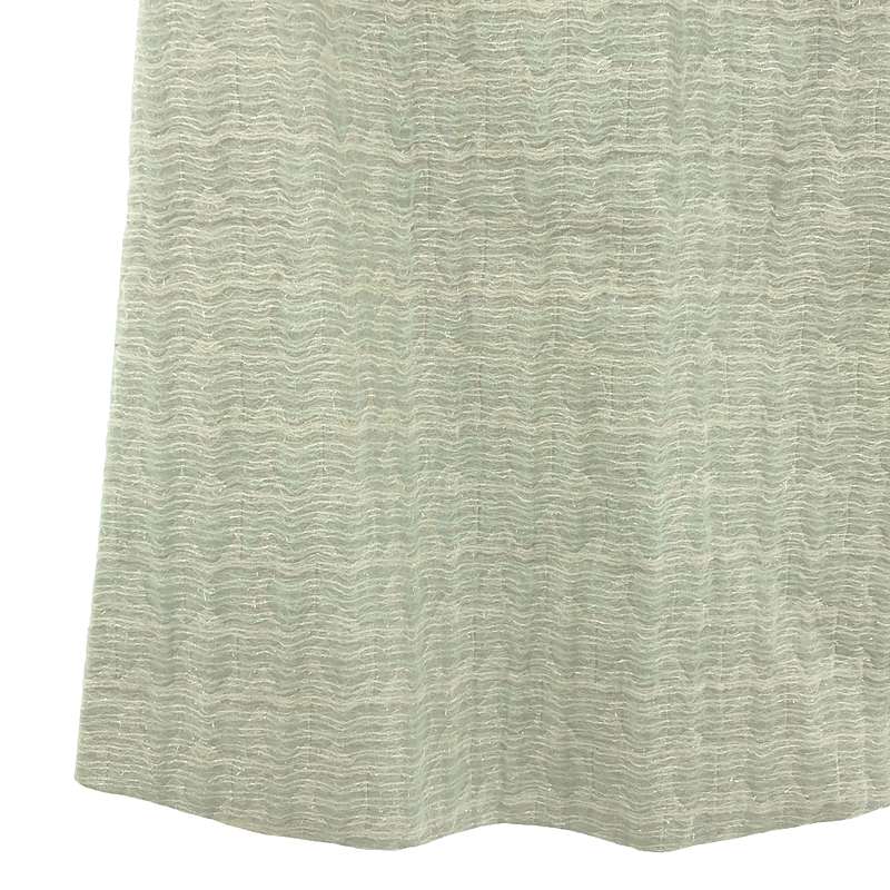 miu miu / ミュウミュウ シルク混 ラメ ジャガード スカート