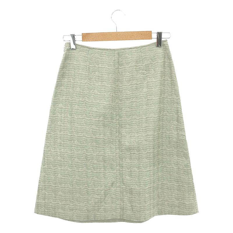 miu miu / ミュウミュウ シルク混 ラメ ジャガード スカート