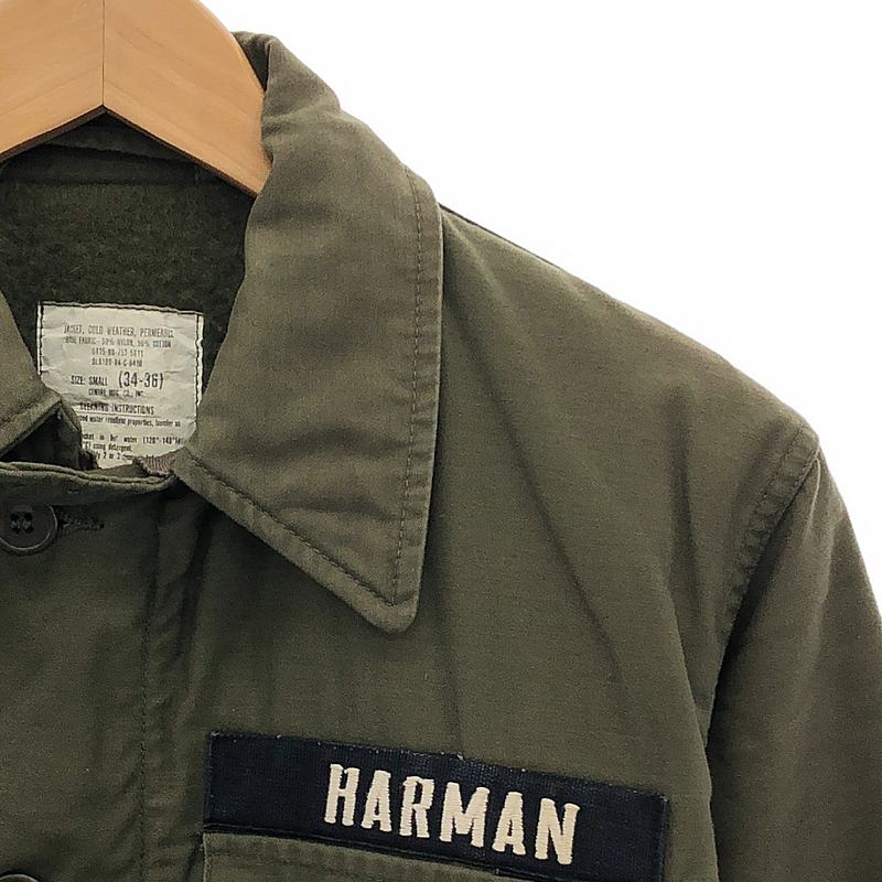 VINTAGE / ヴィンテージ古着 80s U.S.NAVY アメリカ軍 JACKET COLD WEATHER PERMEABLE A-2 裏ボア デッキジャケット