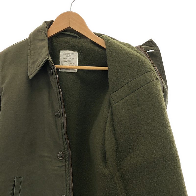 VINTAGE / ヴィンテージ古着 80s U.S.NAVY アメリカ軍 JACKET COLD WEATHER PERMEABLE A-2 裏ボア デッキジャケット