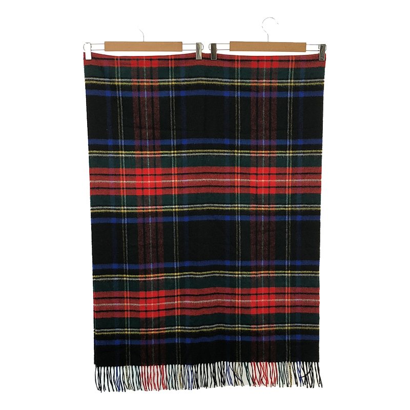 JOHNSTONS OF ELGIN / ジョンストンズオブエルガン cashmere 100％ / カシミヤ フリンジ 大判ストール マフラー