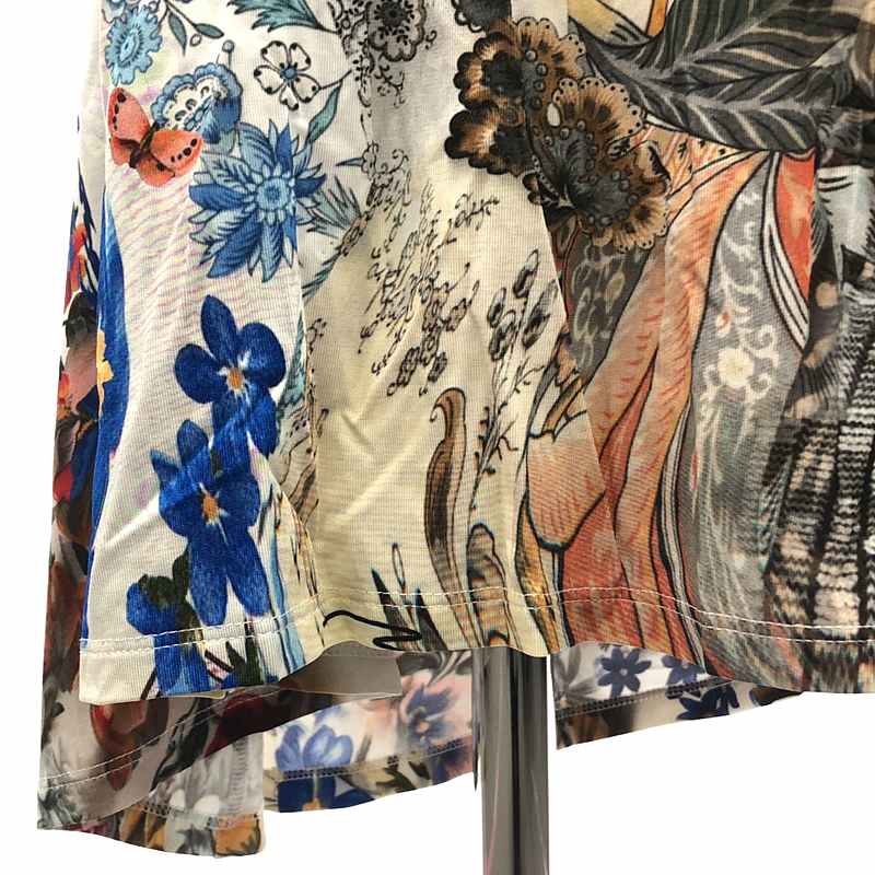 MARINE SERRE / マリーンセル Multicolor Fluid Dress バックギャザー ワンピース