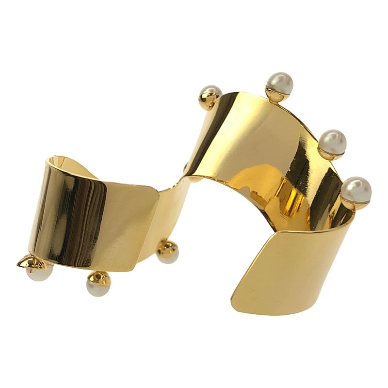 Mame Kurogouchi / マメクロゴウチ パール バングル