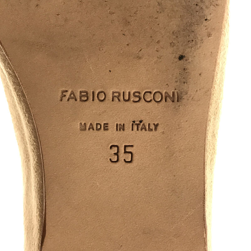 Fabio Rusconi / ファビオルスコーニ S-3447 スウェードレザー タッセルローファー