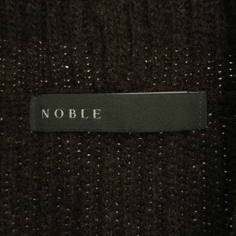 NOBLE / ノーブル 5G両畦ビッグタートルプルオーバー ニット セーター