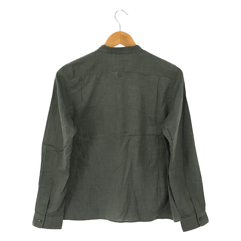 MARGARET HOWELL / マーガレットハウエル コットン バンドカラー シャツ