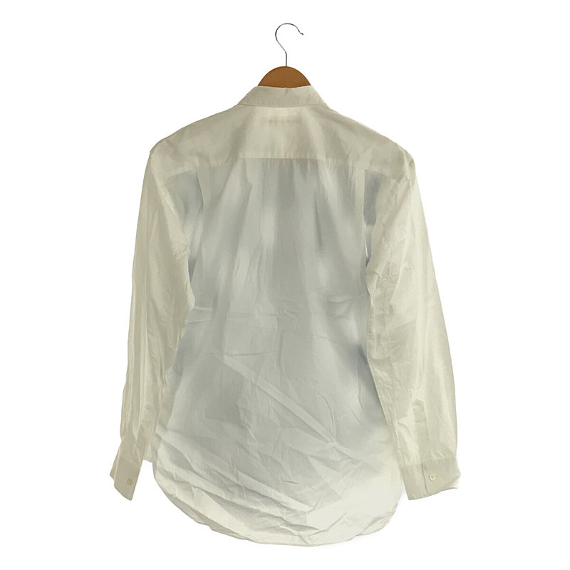 COMME des GARCONS SHIRT / コムデギャルソンシャツ コットン チェック カット加工 レギュラーカラー シャツ
