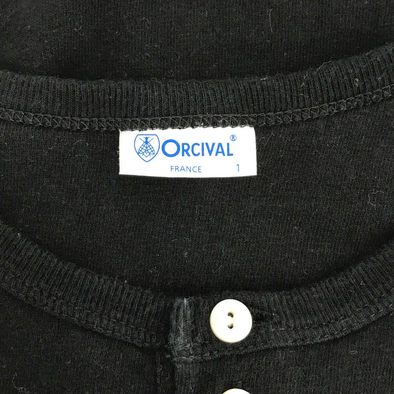 ORCIVAL / オーチバル コットン ヘンリーネック Tシャツ カットソー