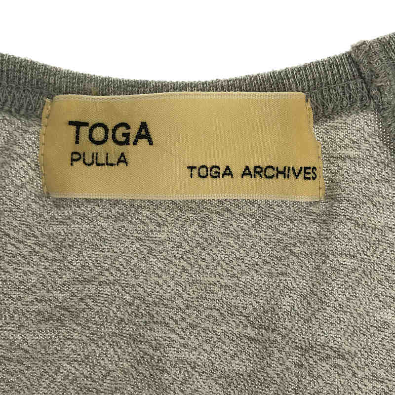 TOGA ARCHIVES フリンジ ノースリーブカットソーTOGA PULLA / トーガプルラ