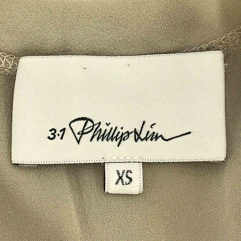 3.1 Phillip Lim /  スリーワンフィリップリム コットンシフォン ジャガード ノースリーブワンピース