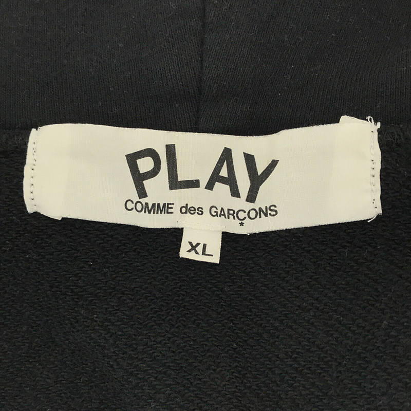 PLAY COMME des GARCONS / プレイコムデギャルソン AD2020 ダブルハート 刺繡ワッペンロゴ ジップパーカー