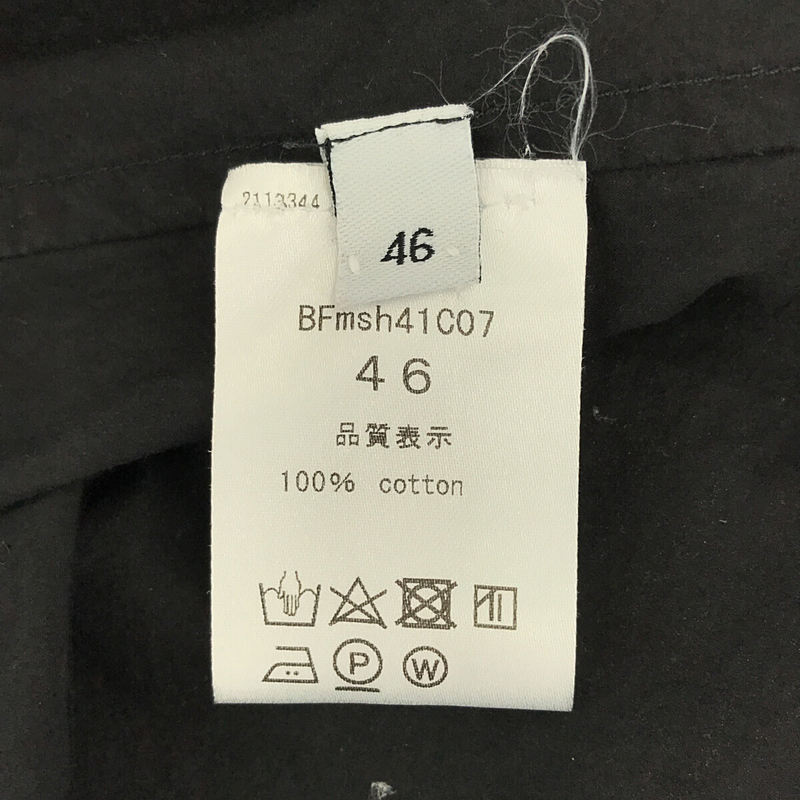 Bergfabel / バーグファベル コットン レギュラーカラー ロング シャツ