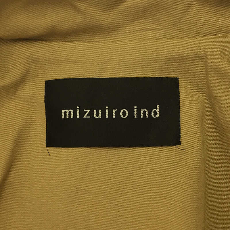 mizuiroind / ミズイロインド コットン トレンチコート
