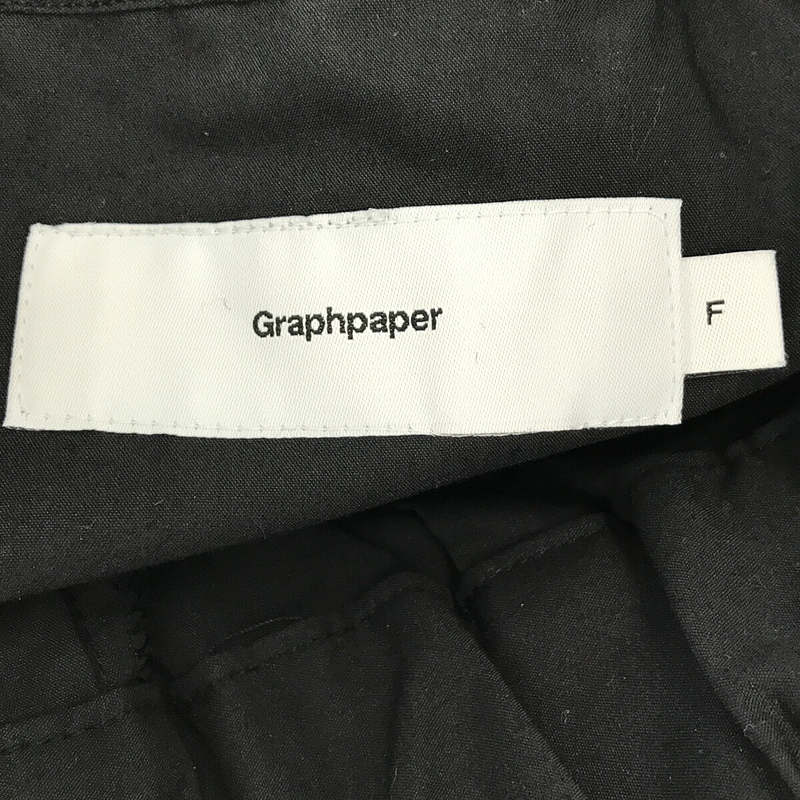 Graphpaper / グラフペーパー STRETCH TYPEWRITER COOK PANTS ストレッチ タイプライター クロス フレンチコックパンツ