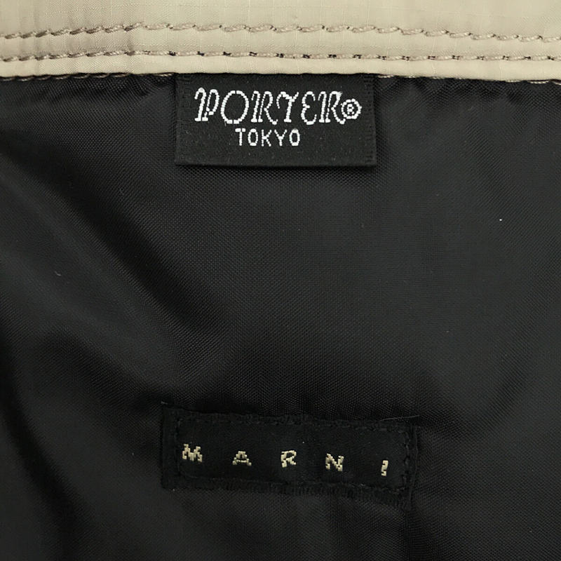 MARNI / マルニ × PORTER ポーター コラボ TOTE BAG ナイロン バイカラー トート バッグ ユニセックス