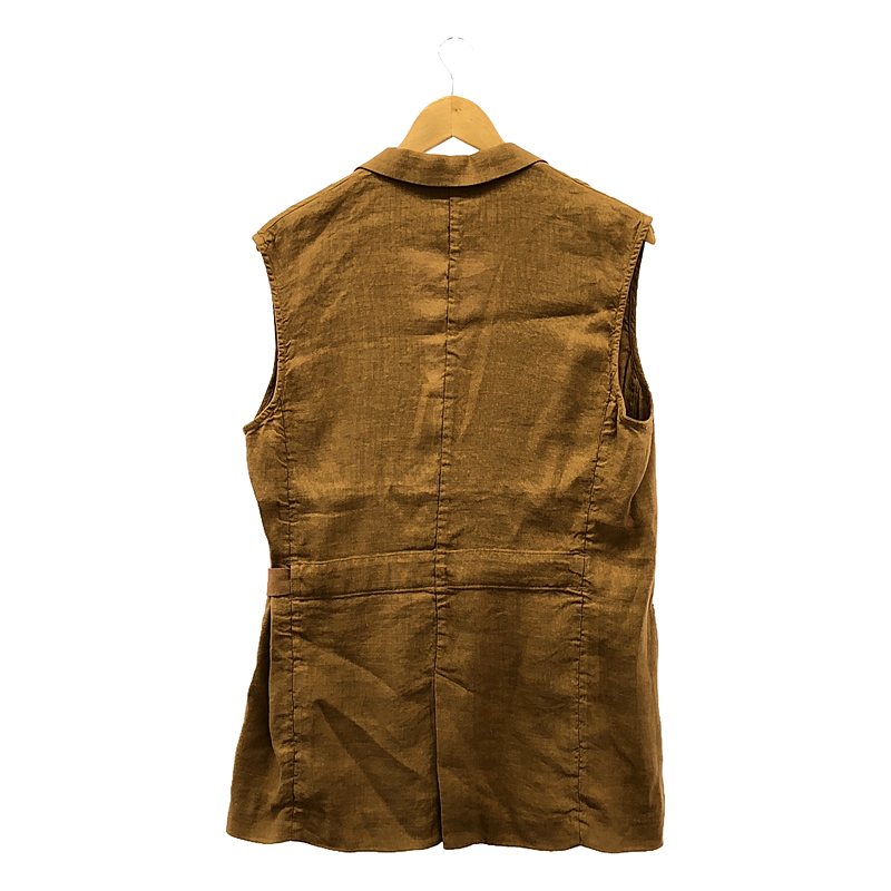 Spick and Span / スピックアンドスパン 麻バスケットスリーブレスジャケット