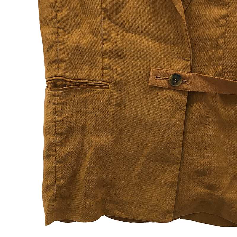 Spick and Span / スピックアンドスパン 麻バスケットスリーブレスジャケット