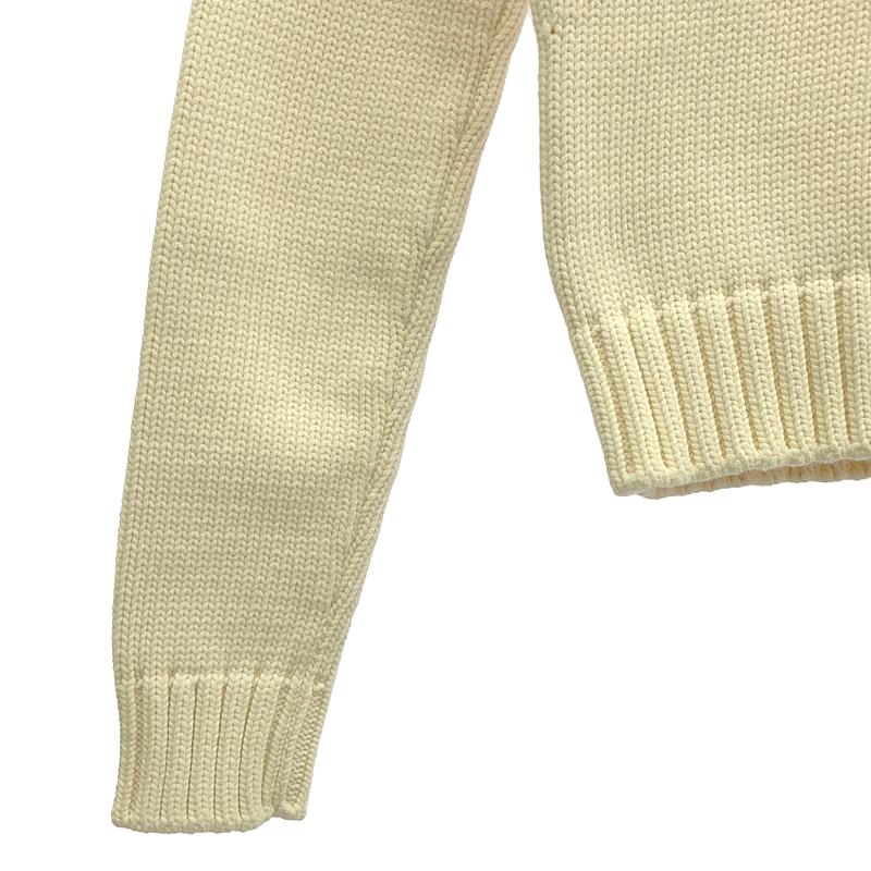 FENDI / フェンディ コットン フェイクポケット Vネック ニット