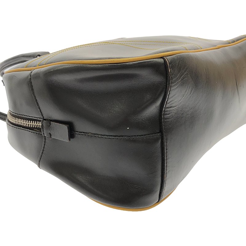 PRADA / プラダ ステッチワーク レザーボストンバッグ