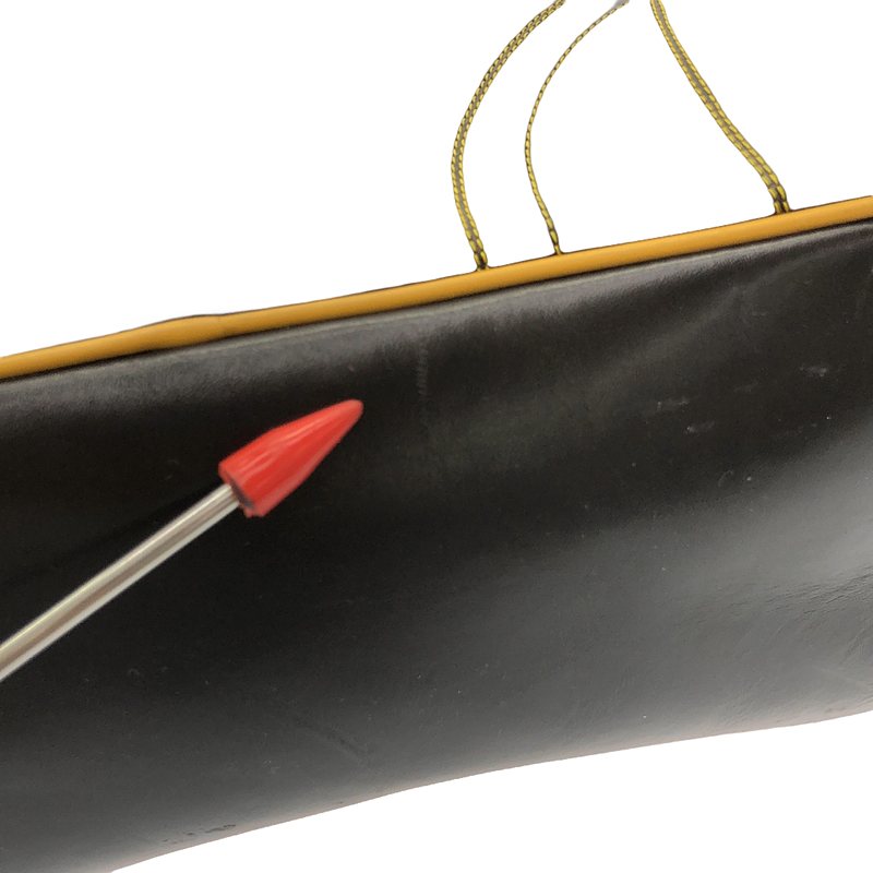 PRADA / プラダ ステッチワーク レザーボストンバッグ