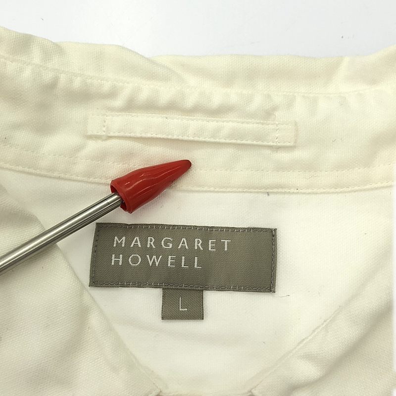 MARGARET HOWELL / マーガレットハウエル コットン リネン レギュラーカラー シャツ
