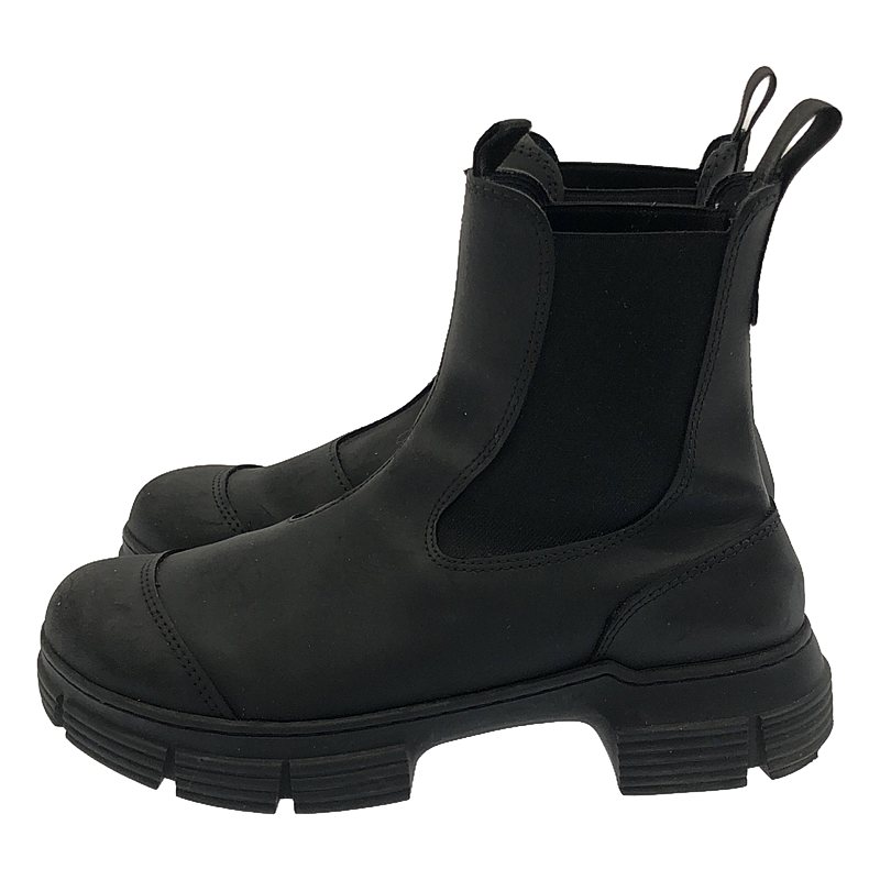 Ganni / ガニー FLAT ANKLE BOOTS サイドゴアブーツ