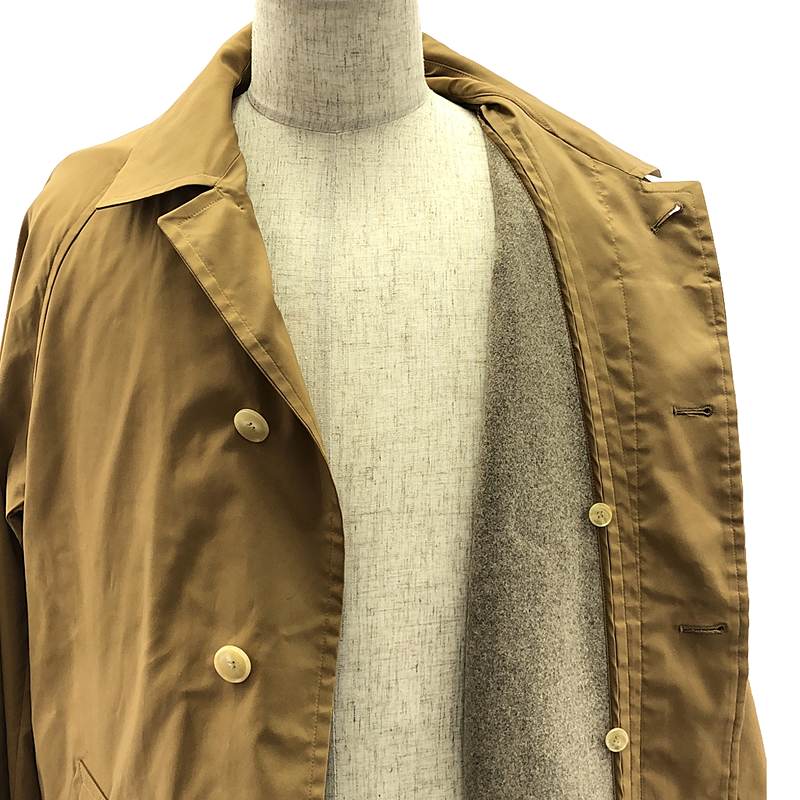 AURALEE / オーラリー × スタイリスト私物 チンストラップ ステンカラー オーバー コート / 着脱可カシミヤ混ライナー付き