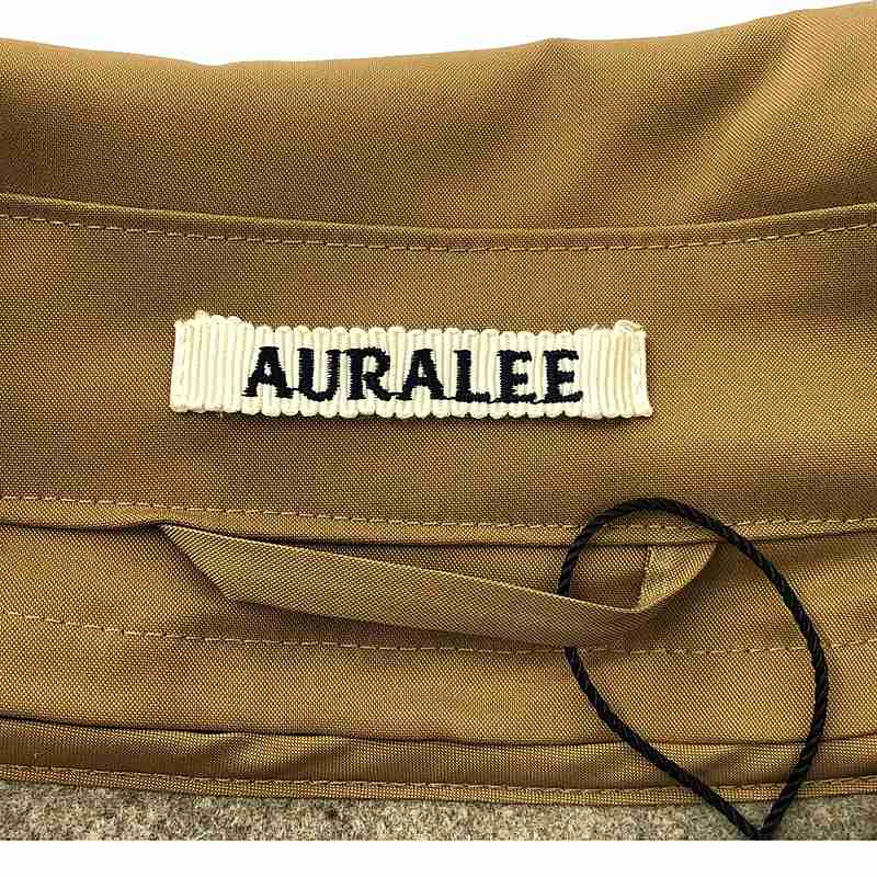 AURALEE / オーラリー × スタイリスト私物 チンストラップ ステンカラー オーバー コート / 着脱可カシミヤ混ライナー付き
