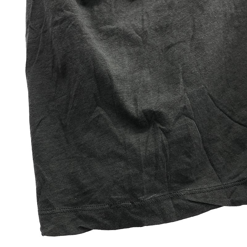 MM6 Maison Martin Margiela / エムエムシックスメゾンマルタンマルジェラ コットン Vネック アシンメトリー Tシャツ